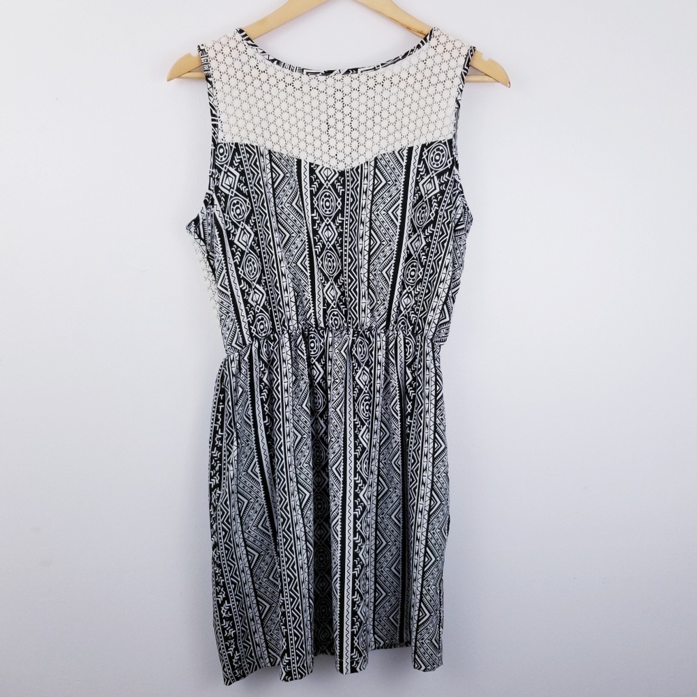 Pinky Tribal Pattern Dress